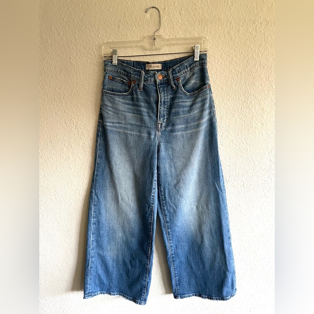 Madewell Wide Leg Crop Jeans